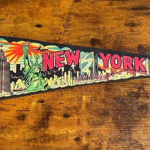 Vintage New York City pennant